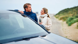 Couple getaway Dutch beach