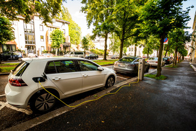 Electric charging on parking place