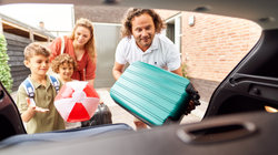 Loading the car for the summer vacation